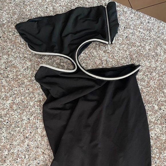 Meshki Strapless Cut Out Maxi Dress in Black size small - Picture 5 of 5